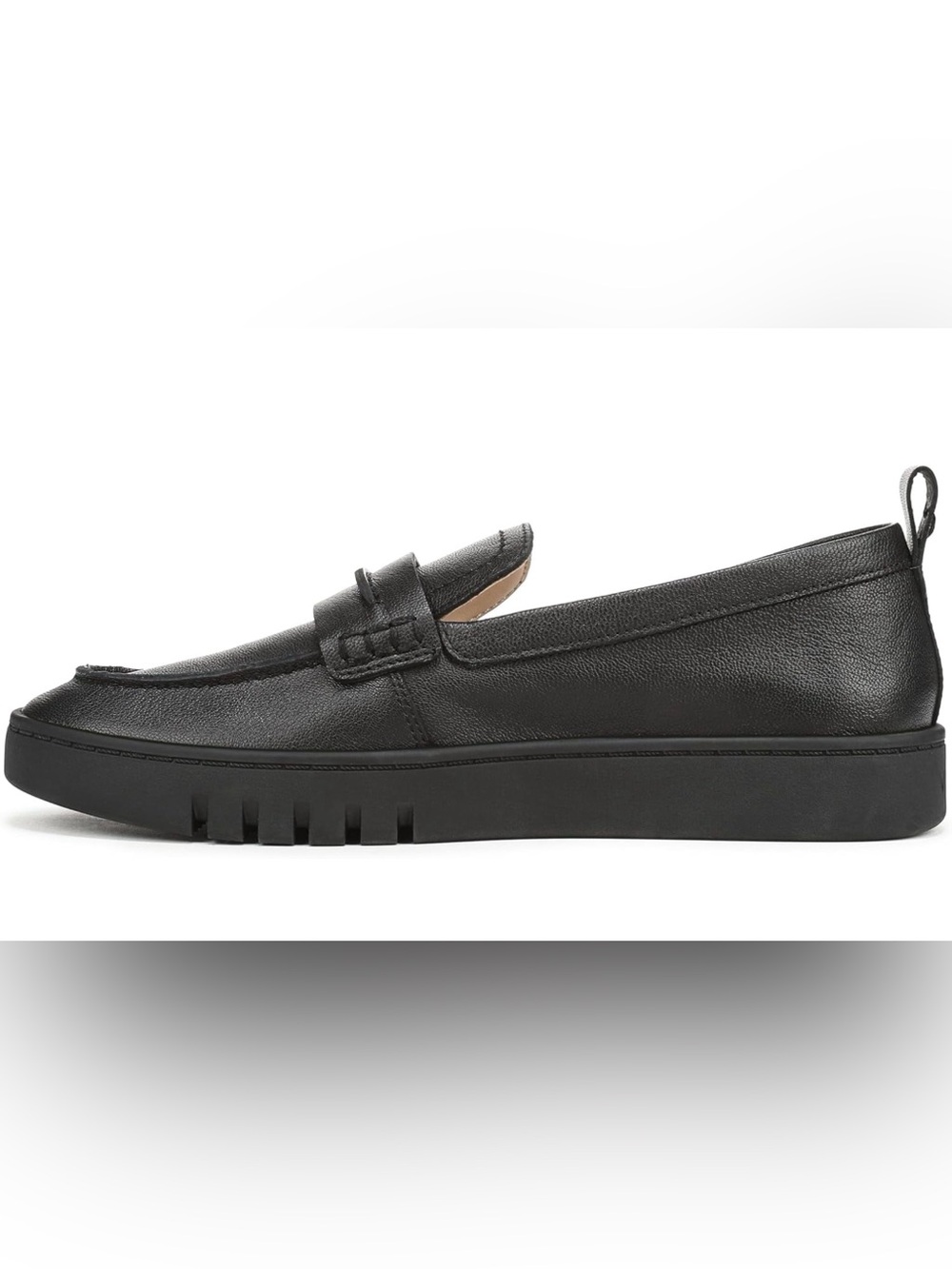 Vionic Black Leather Slip-On Loafer Size 10 - Picture 2 of 16